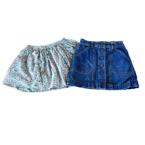 Gap Kids 13 Piece Girls Clothing Bundle Small/Medium Dresses Tops Skirts Denim - Picture 3 of 5